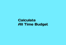calculate campaign all time budget