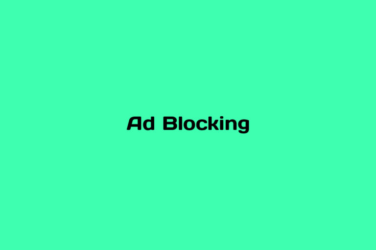 What is Ad Blocking