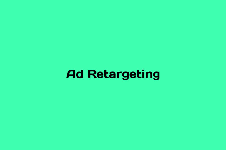 What is Ad Retargeting