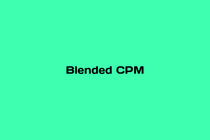 what is blended cpm
