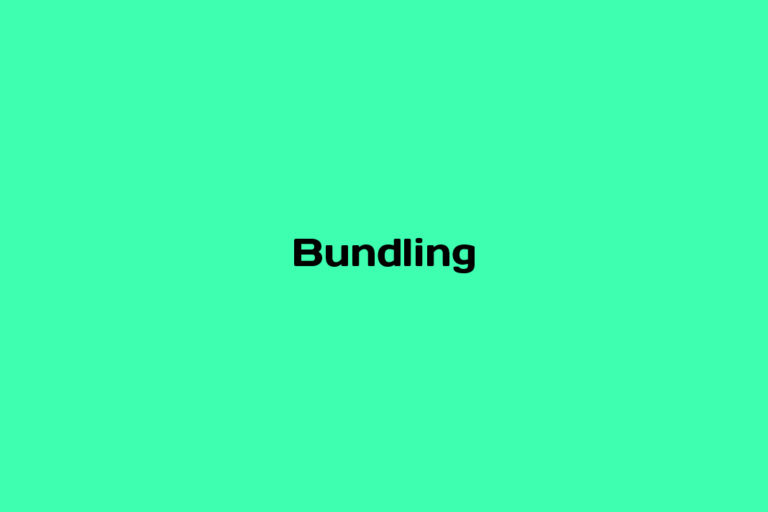 What is Bundling