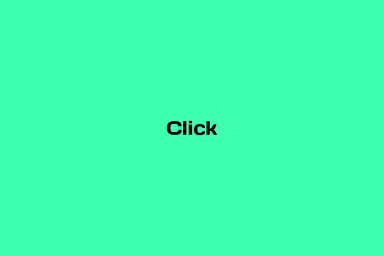 What is a click