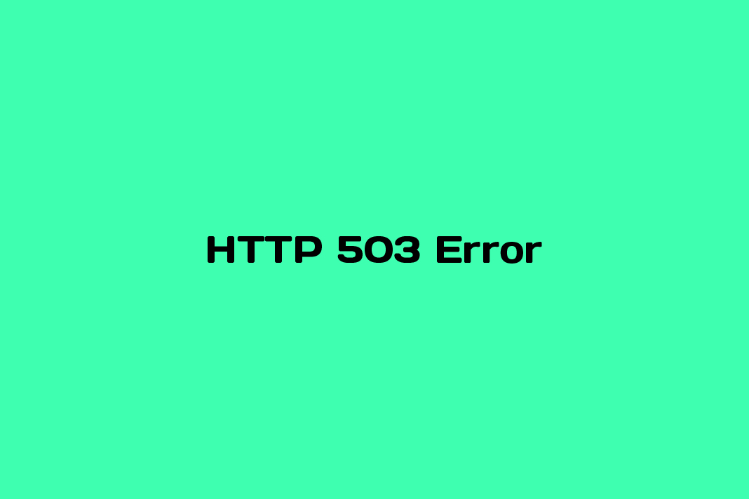 signal app 503 error