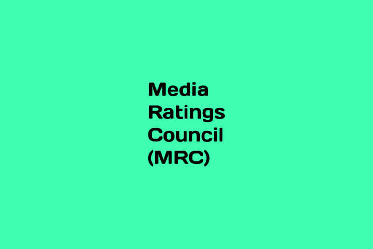 What is Media Ratings Council (MRC)