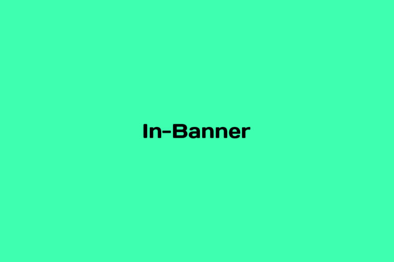 What is In-Banner
