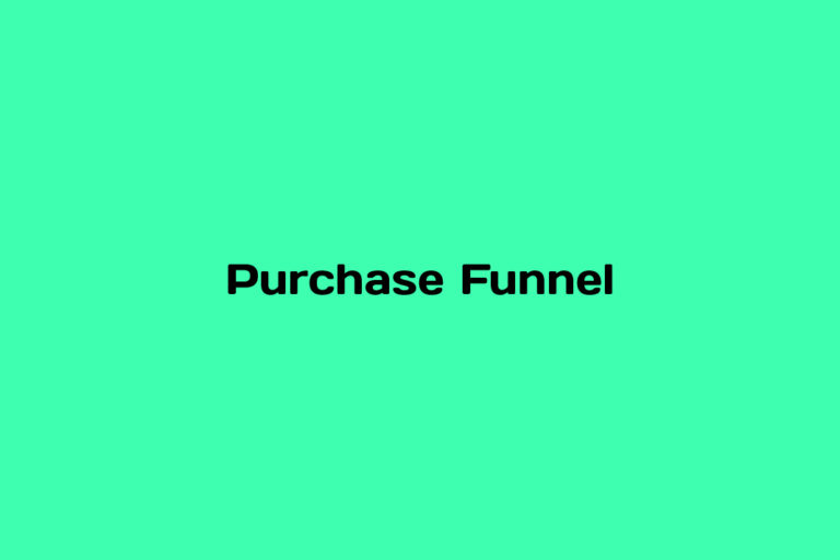 What is Purchase Funnel
