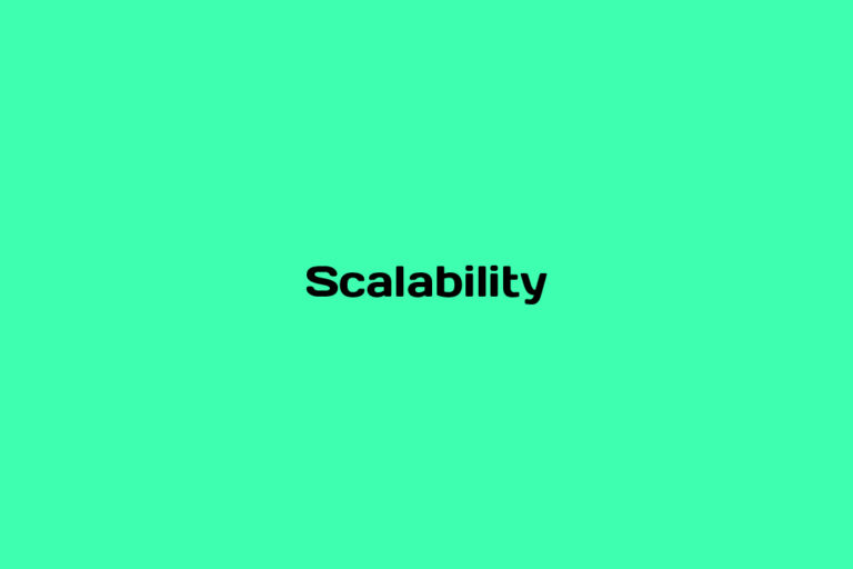 What is Scalability
