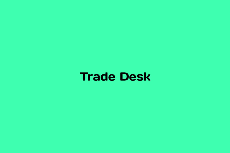 What is Trade Desk