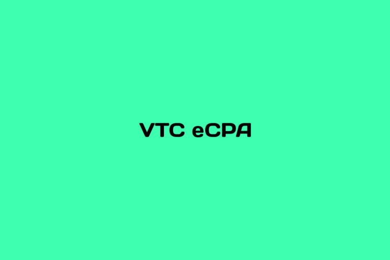 What is VTC eCPA