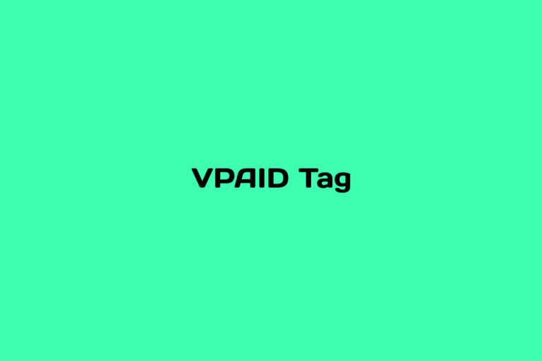 What is VPAID Tag